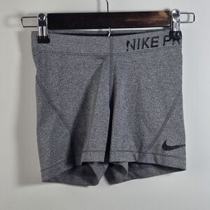 Nike Women's Gray Pro Shorts
